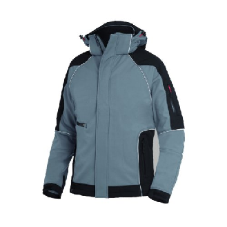 Softshelljacke WALTER, grau-schwarz, Gr.L-Beschreibung lesen