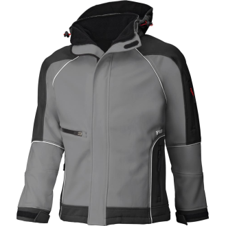 Softshelljacke WALTER, grau-schwarz, Gr.M-Beschreibung lesen