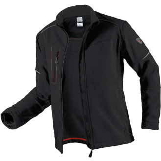 Softshelljacke 1868 572, Gr. 2XL, schwarz-Beschreibung lesen