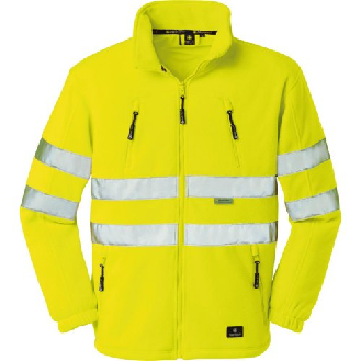 Warnfleecejacke Seattle, leuchtgelb,Gr.2XL-Beschreibung lesen