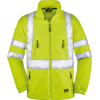 Warnfleecejacke Seattle, leuchtgelb,Gr.L