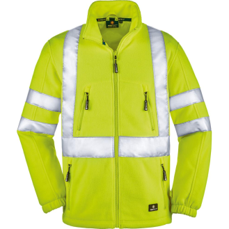 Warnfleecejacke Seattle, leuchtgelb,Gr.L-Beschreibung lesen