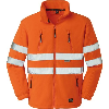 Warnfleecejacke Seattle, leuchtorange,Gr.2XL