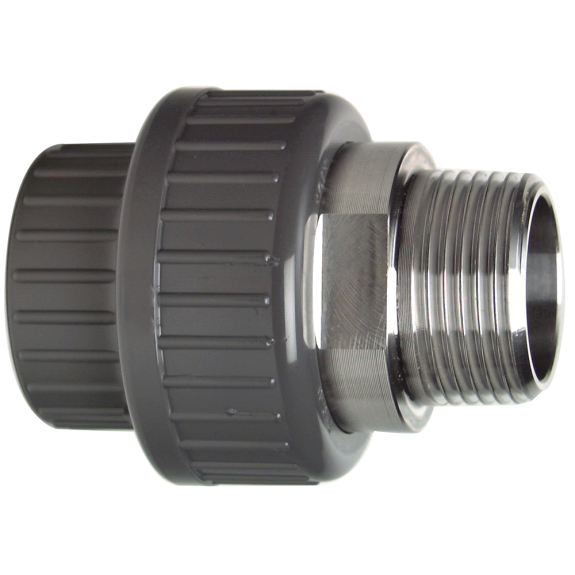 Union PVC-U/EPDM PN16 d50-11/2-Lire la description
