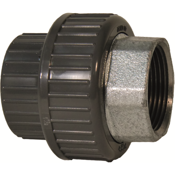 Union IG PVC-U/EPDM PN16 d20-1/2"-Lire la description