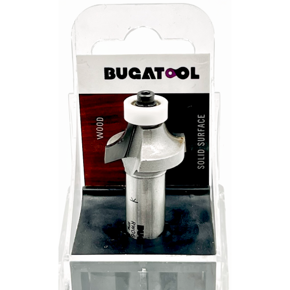 Fresa para madera de radio para cantos de encimera de solid surface con vástago S12 para fresadora de mano - RW1002C-Leer más