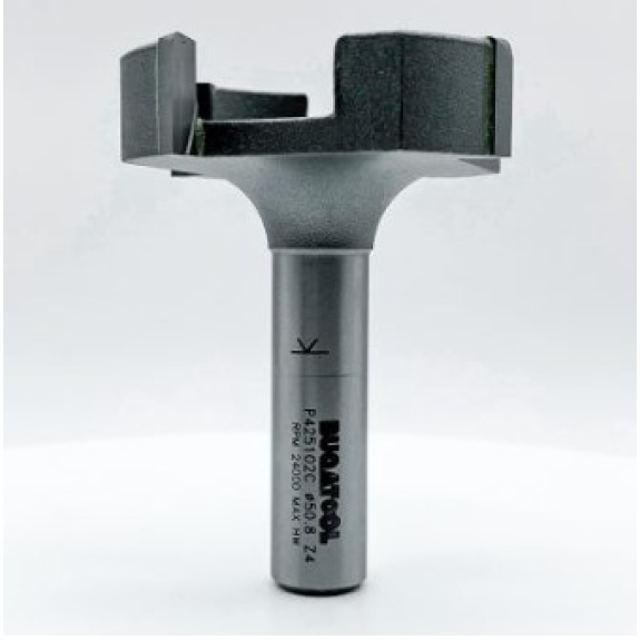Fresa industrial de aplanar de 4 cuchillas para fresadora de mano y CNC S12-Leer más