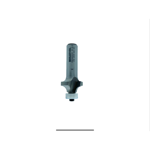 Fresa para madera de radio para cantos de encimera de solid surface con vástago S12 para fresadora de mano - RW06002C-Leer más