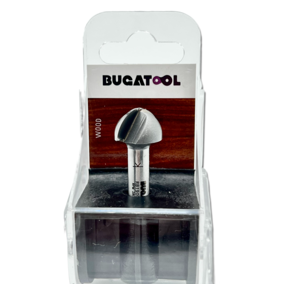 Fresa para madera de radio convexo S8  D19 R9 L42 con 2 cuchillas-Leer más
