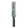 Fresa para madera recta con punta de carburo con vástago S12, D6 y 2 cuchillas para fresadora de mano - P230602 /K