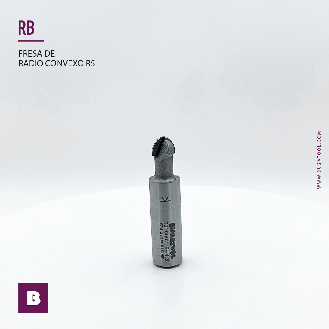 Fresa para madera de radio convexo S12 D19 R9,5 L52 de 2 cuchillas-Leer más