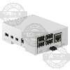 KIT CONTENITORE MODULBOX XTS COMPACT 4M RASPBERRY PI4B KIT CONTENITORE MODULBOX XTS COMPACT 4M RASPBERRY PI4B