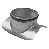 Piquage galva à joint  Ø 400 x 100 pour buse spiralée