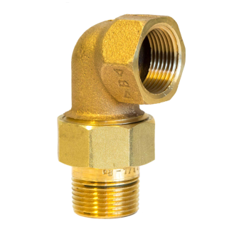 Coude raccord MF bronze 3098  Ø 1/4"*-Lire la description