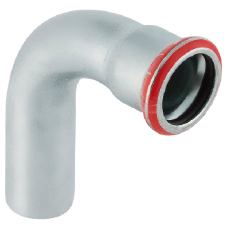 Courbe MF 90°  pressfitting galva  Ø 12*-Lire la description