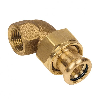 Coude raccord pressfitting bronze  Ø 1/2" F x 15*