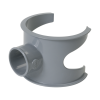 Selle de branchement PVC décharge  Ø 80/75 x 32