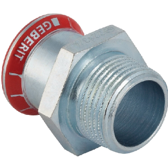 Manchon mixte   pressfitting galva  Ø 3" M x 88.9*-Lire la description
