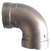 Coude 90° Quikcoup style 66 galva  Ø 5/4"*