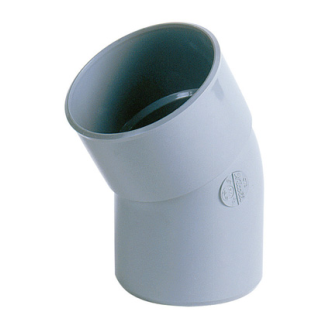 Coude MF 20° PVC décharge  Ø 90*-Lire la description