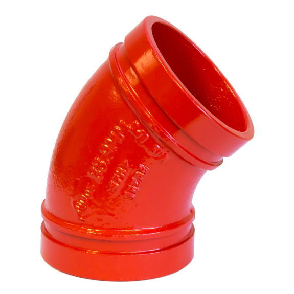 Coude 45° Quikcoup style 64 peint  Ø 8"*-Lire la description