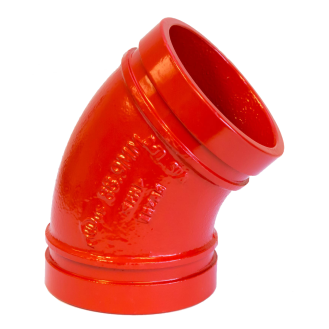Coude 45° Quikcoup style 64 peint  Ø 10"*-Lire la description