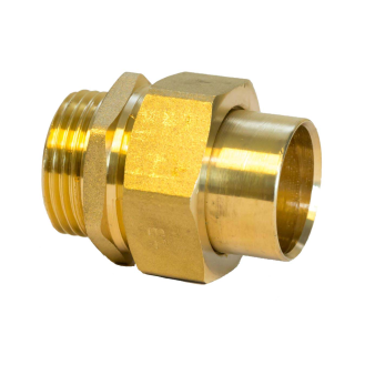 Raccord union F/C laiton  Ø 6/4" M x 42*-Lire la description