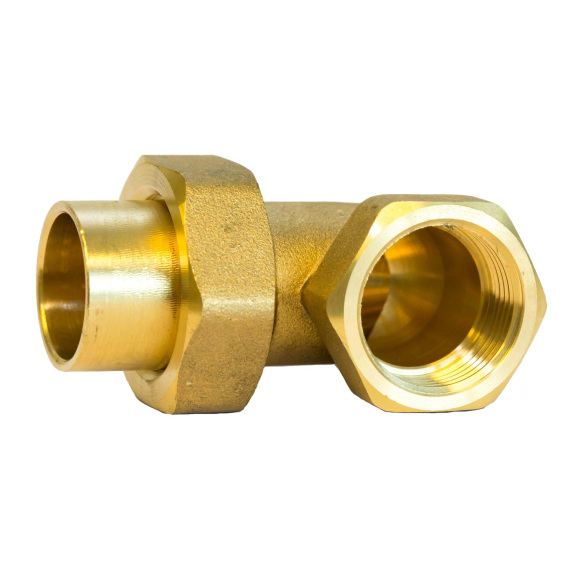 Coude raccord F/C laiton  Ø 3/4" F x 22*-Lire la description