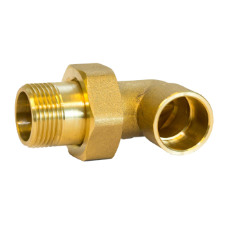 Coude raccord F/C laiton  Ø 3/4" M x 22*-Lire la description