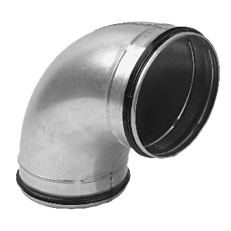 Coude 90° galva à joint pour buse spiralée - Ø 630mm*-Lire la description