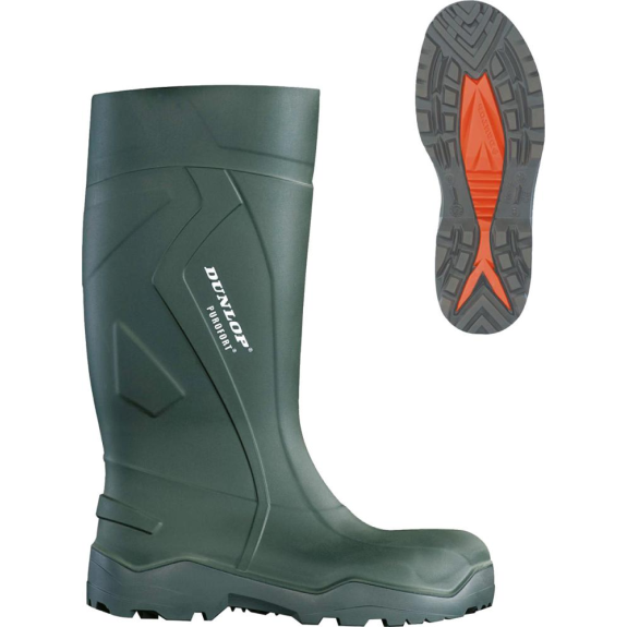 Stiefel Dunlop Purofort+,S5CI SRC, Gr.46, grün-Beschreibung lesen