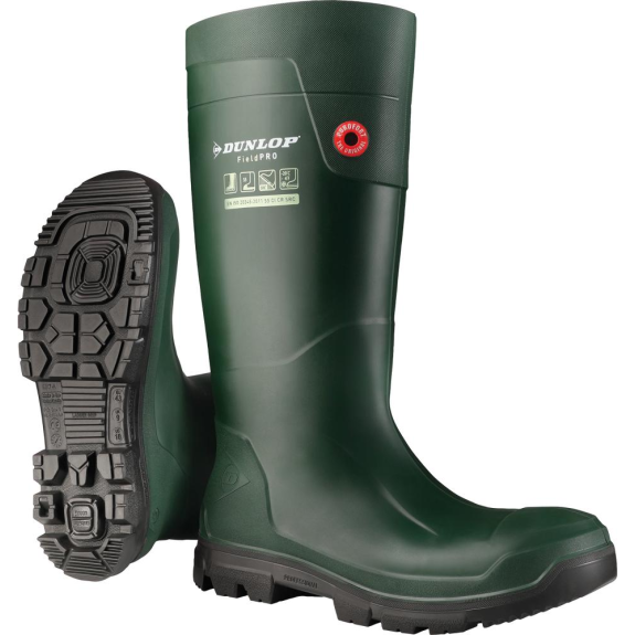 Stiefel Purofort Prof. S5, CI,Gr. 37, grün/schw.-Beschreibung lesen