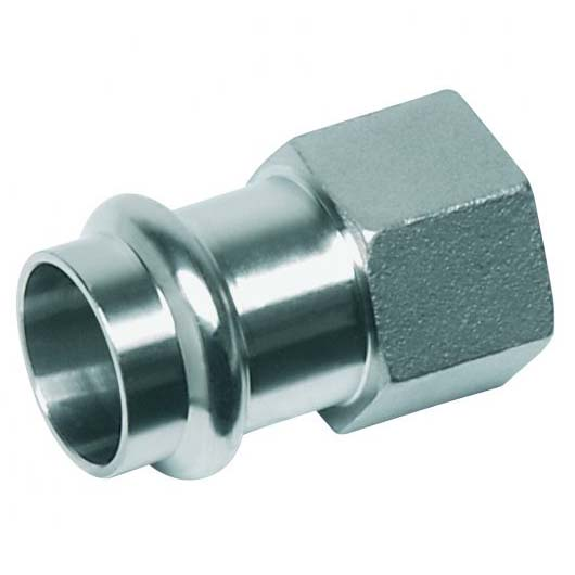 Manchon pressfitting inox  Ø 1" F x 28-Lire la description