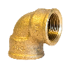 Coude réduit FF 90° bronze 3090  Ø 1" x 3/4"*