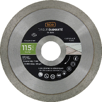 Disque carreleur expert  - Diamètre (mm): 180 | alésa (mm): 25.4 - 22.23-Lire la description