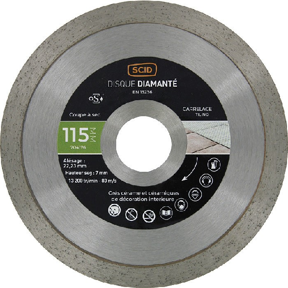 Disque carreleur expert  - Diamètre (mm): 180 | alésa (mm): 25.4 - 22.23-Lire la description