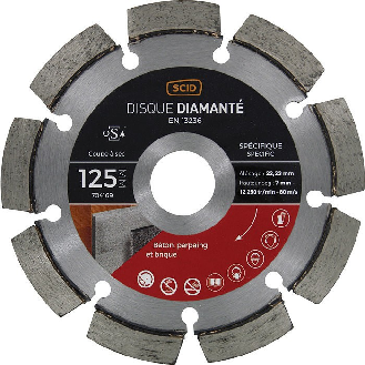 Disque à déjointoyer-Lire la description
