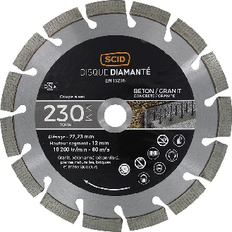Disque béton granit expert-Lire la description