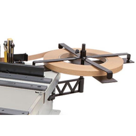 Table MEB 250 + support rouleau, coupe en bout pour plaqueuse de chant PEB250 et 200 Table MEB 250 + support rouleau, coupe en bout pour plaqueuse de chant PEB250 et 200-Lire la description