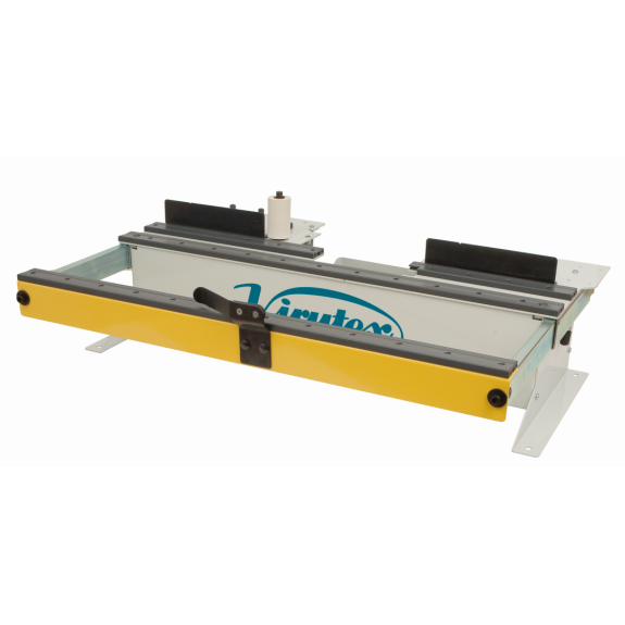 Table MEB 250 + support rouleau, coupe en bout pour plaqueuse de chant PEB250 et 200 Table MEB 250 + support rouleau, coupe en bout pour plaqueuse de chant PEB250 et 200-Lire la description