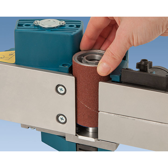 Rabot ponceuse avec porte-outils interchangeables-Lire la description