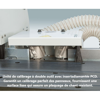 Plaqueuse de chant EB140 PLC? Pre-Milling-Lire la description