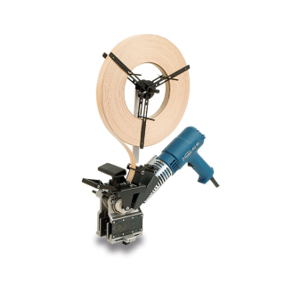 Plaqueuse de chants manuelle AG98R + araseur et coupe en bout-Lire la description