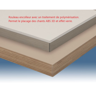 Plaqueuse de chants à bac à colle EB140 tri.380V-Lire la description