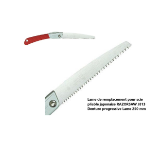 Lame de remplacement pour scie japonaise RAZORSAW J813 250 mm-Lire la description