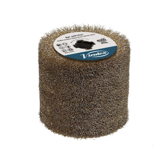 Brosse métallique laiton 6291215 pour satineuse Virutex ST62-Lire la description
