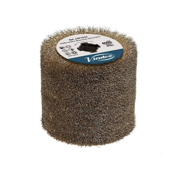 Brosse métallique laiton 6291215 pour satineuse Virutex ST62-Beschreibung lesen