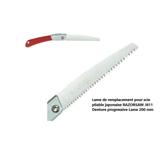 Lame de remplacement pour scie japonaise RAZORSAW J811 200 mm-Lire la description