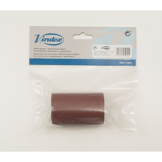 Rouleau abrasif grain 60 pour rabot ponceuse Virutex CE123N, CE223X, CE23N-Lire la description