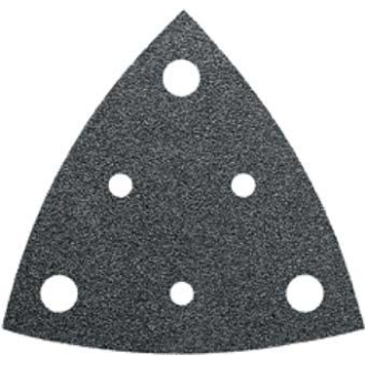 Dreieck-Schleifblatt gelocht, 80mm K100  VE à 5 Stück-Beschreibung lesen